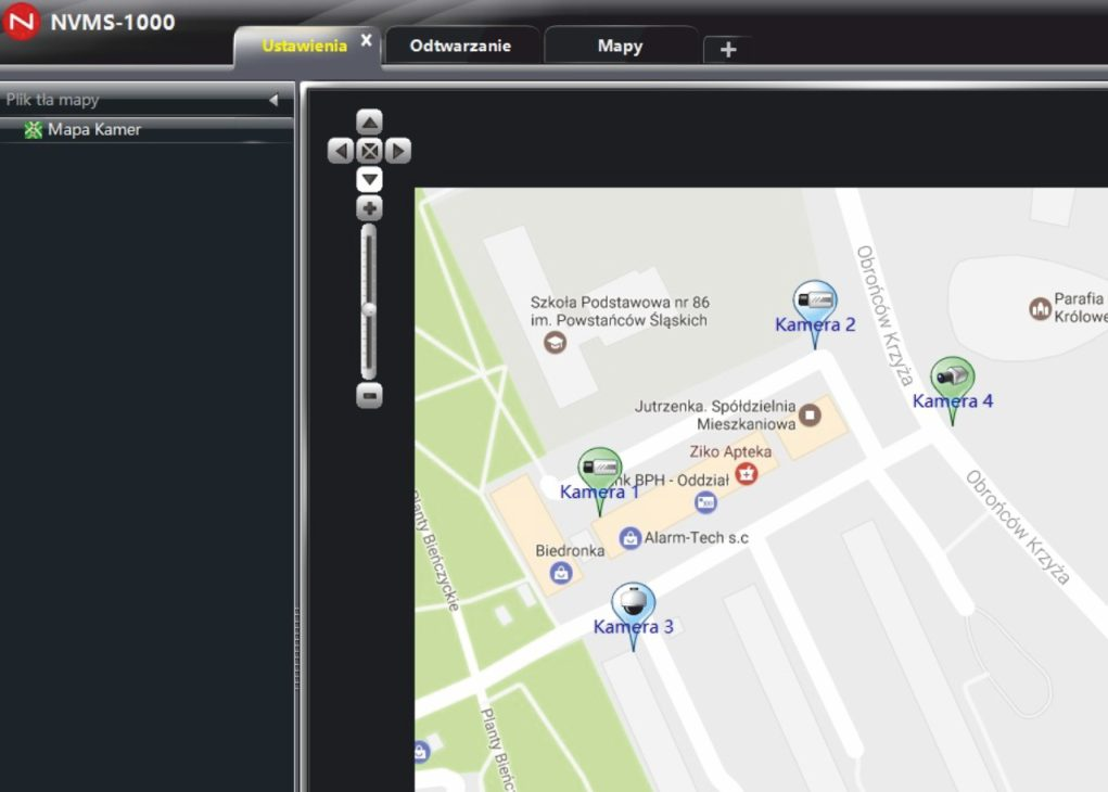 Network Video Monitoring ystem to rozbudowane narzędzie do profesjonalnego zarządzania systemem monitoringu z poziomu komputera osobistego.