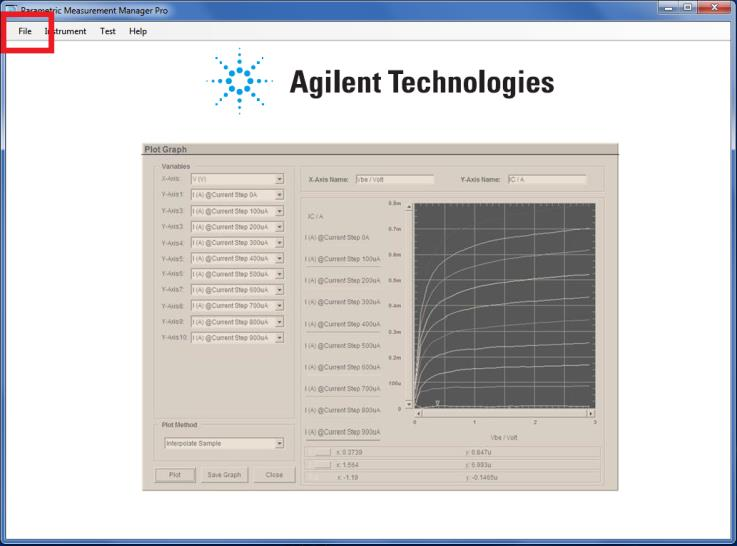 Wykonanie ćwiczenia Wykaz aparatury Komputer z zainstalowanym programem Parametric Measurement Manager Pro Urządzenie pomiarowe Keighsight 2722A - realizujące funkcję zasilacza i multimetru cyfrowego