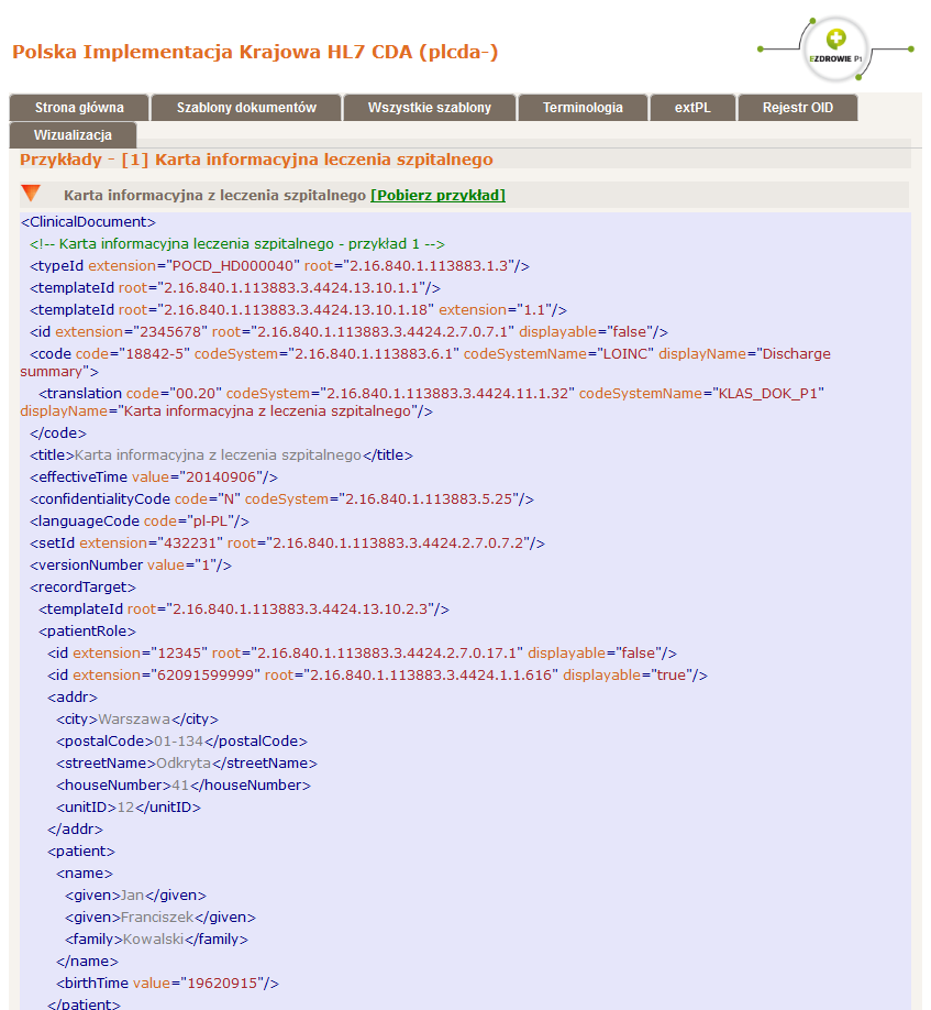 Elektroniczna Dokumentacja Medyczna Źródło: https://www.csioz.gov.