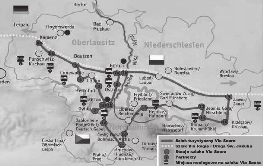 Szlak turystyczny Via Sacra w Euroregionie Nysa.