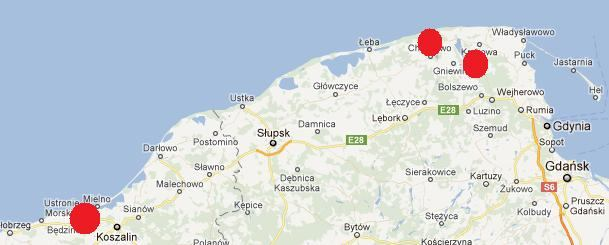 The year 2012 3 localisations are chosen by the Polish Energetic Group There are rapid protests in Gaski and Choczewo but Gniewino is running a pro-nuclear committee