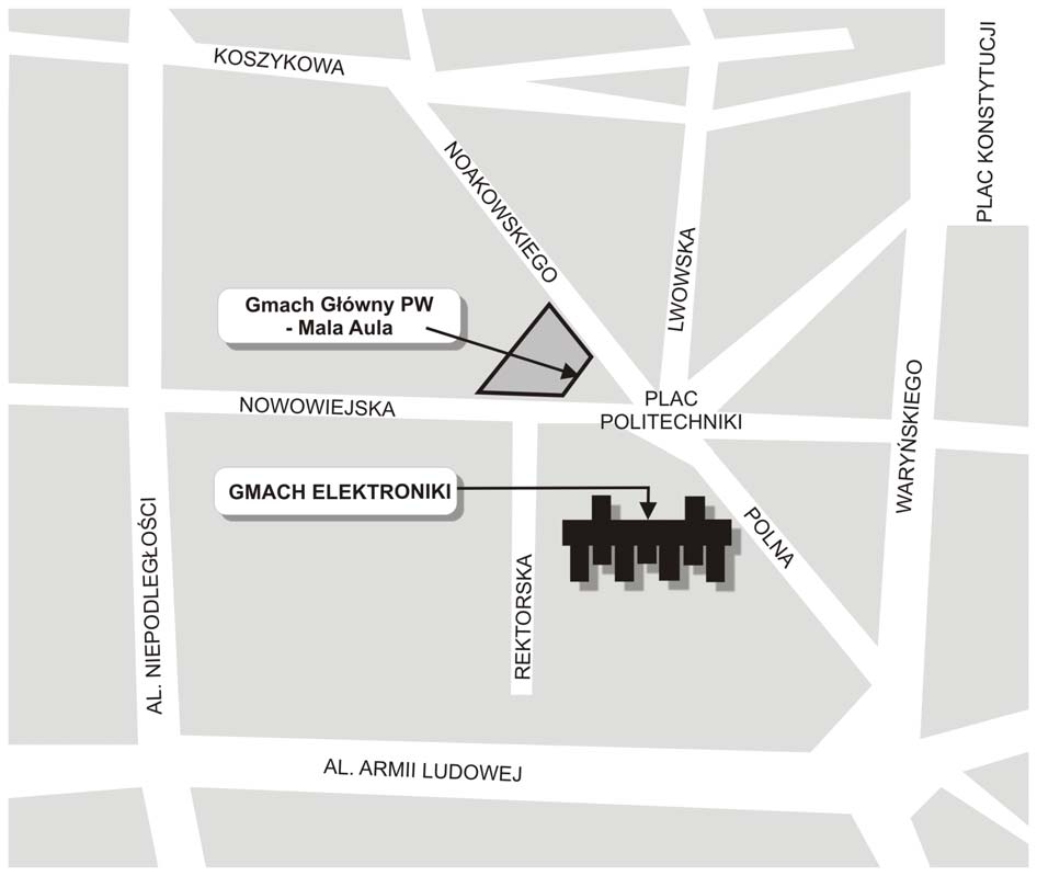 LOKALIZACJA Dojazd: do skrzyżowania ul. Nowowiejskiej z ul.