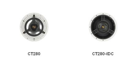 Seria CT 200 - Głośniki montażowe do ścian i sufitów CT265 Pasmo przenoszenia 60Hz 30kHz, impedancja 6Ohm, czułość 88,5 db maksymalne SPL 108 dba, Moc 75 Wat, Przetworniki: 6,5 MMP basowy 1 tweeter