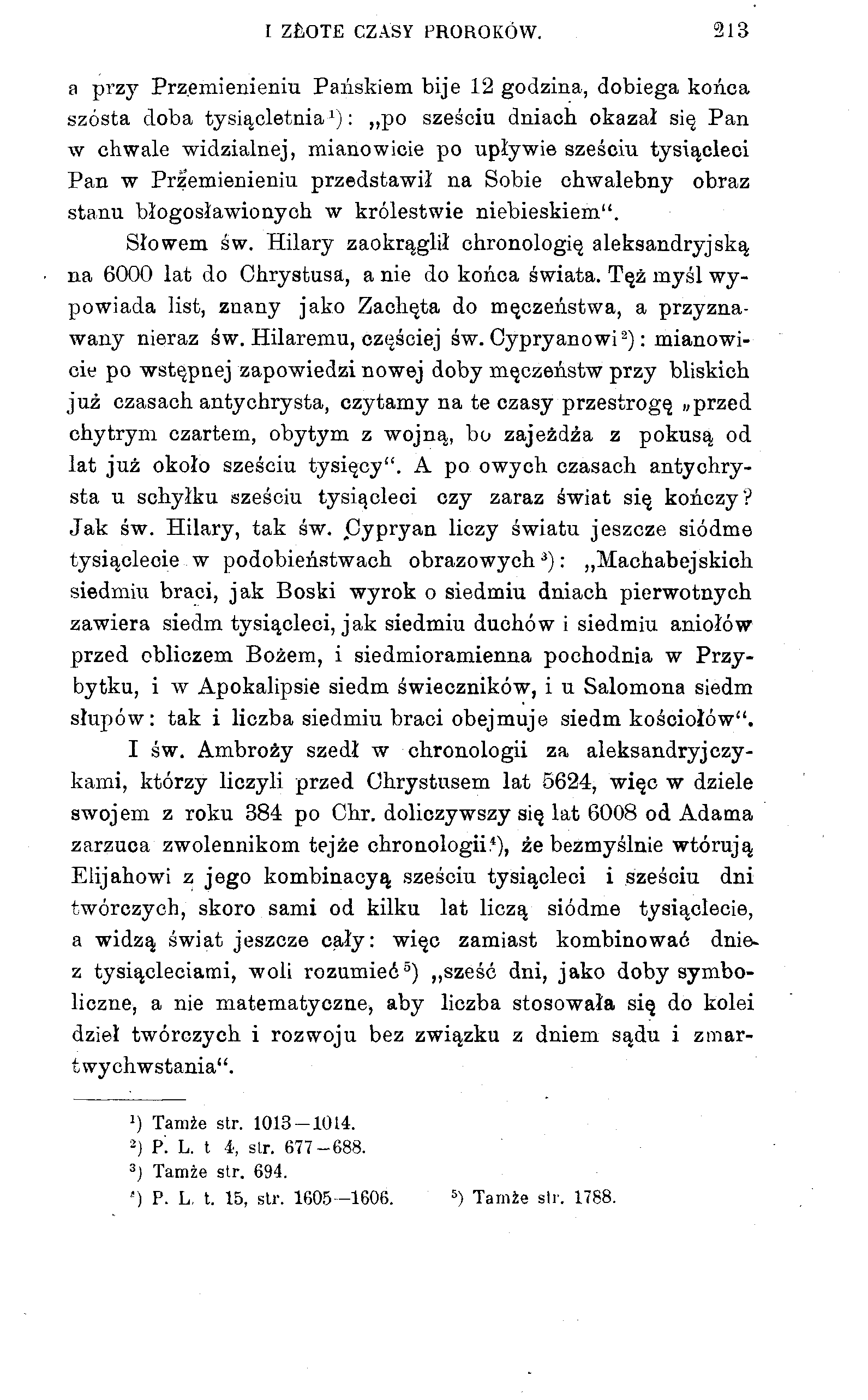 I ZfiOTE CZASY PROROKÓW.