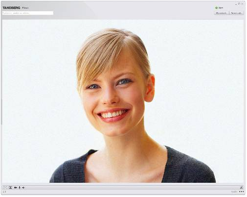 TANDBERG Movi TM Nowoczesne Pełnoekranowe Wideo Zmienna wielkość okna Jakość Biznesowa wideo HD (720p 30 fps), Doskonały Dźwięk Najwyższe standardy dźwięku (AAC-LD MPEG4 G.722.1 / G.