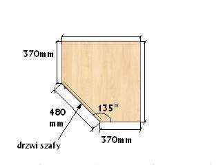 18. Szafa aktowa z nadstawką (1) Szafa o wymiarach szer. 800 mm, wys. 1900 mm, głębokość 370 mm. Nadstawka o wymiarach szer. 800 mm, wys. 750 mm, głębokość 370 mm.