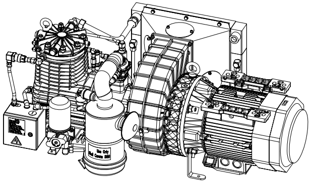 Sprężarka typ: Knorr-Bremse SL20-5-115 wydajność: 2000 l/min masa: 230 kg wymiary1229x770x558 mm Prędkość obrotowa: 2925 obr/min Silnik