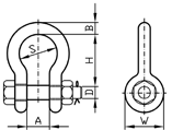 Szakla podłużna typu szerokiego R25 opuszczalne obciążenie robocze H - 52 - W 0,4 42 20 10 8,0 18 0,09 2419 00 4 0,5 46 22 11 9,0 21 0,13 2419 00 5 0,6 50 24 12 9,5 22 0,17 2419 0 06 0,8 57 28 14