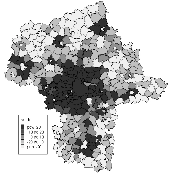 Agnieszka Wojewódzka-Wiewiórska Wybrane zmiany demograficzne w kontekście rozwoju gmin wiejskich.