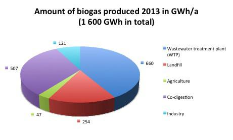 Biogaz w Szwecji Źródło: Energimyndigheten, za M.