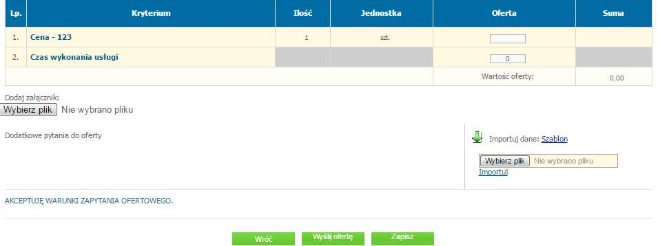 V. Negocjacje 1. Krok 1 Otrzymanie informacji mailowej o negocjacjach Informacje o prowadzonych negocjacjach w ramach zapytania ofertowego zostają wysłane mailowo.