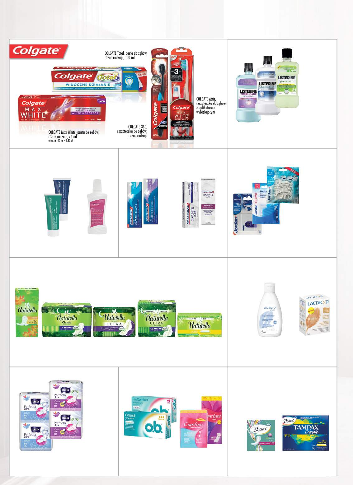 16 SKLEP ON-LINE HIGIENA JAMY USTNEJ / HIGIENA INTYMNA 4 6 12 99 OD 1 90 PKT +7 ZŁ OD 1 Promocja nie dotyczy Colgate szczoteczki 360 Advanced Health miękkiej, średniej, 1szt.