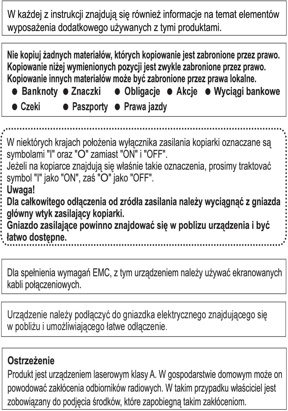 podłączyć do gniazdka elektrycznego