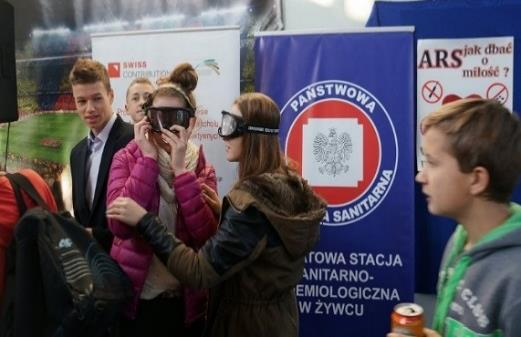 oraz Powiatową Stacją Sanitarno-Epidemiologiczną Oświatą Zdrowotną w Żywcu.