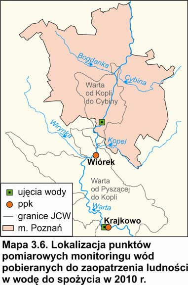 Raport o stanie środowiska w Wielkopolsce w roku 2010 Tylko jedna JCW spośród zbadanych 29 (Jezioro Kaliszańskie), charakteryzowała się bardzo dobrym stanem ekologicznym.