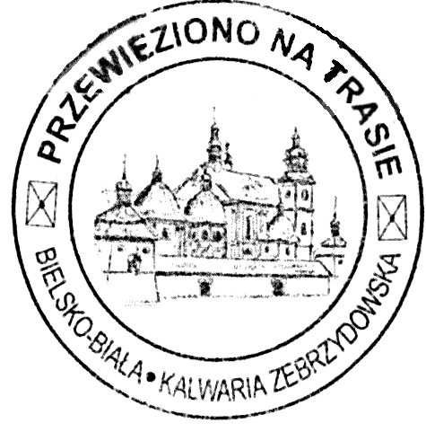 7. 19.08.2002 BIELSKO - BIAŁA 1 rys. popiersie papieża Jana Pawła II PRZEWIEZIONO NA TRASIE. BIELSKO - BIAŁA. WADOWICE. /kol. niebieskiego/ FRANKATURY 1. 18.05.2002 ŁÓDŹ 58 rys.