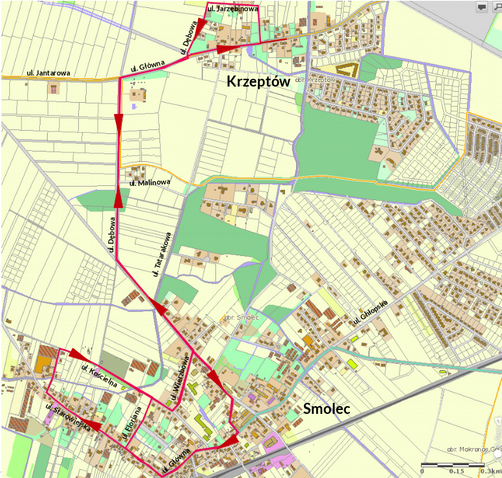 Rysunek 1: Mapa trasy IV Enervit