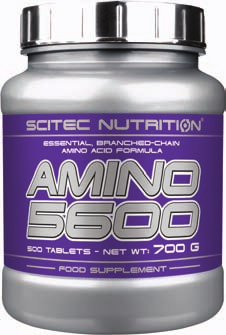 AMINO 5600 Formuła zawierająca aminokwasy egzogenne i BCAA! Pełne spektrum aminokwasów w tabletkach! Źródło białka serwatki! Zawiera wszystkie niezbędne aminokwasy!