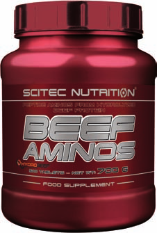 BEEF AMINOS Aminokwasy białkowe z hydrolizowanego białka wołowego Aminokwasy białkowe hydrolizowane z białka wołowego Dostarcza pełną gamę aminokwasów wskaźnik białek to aż 30%!