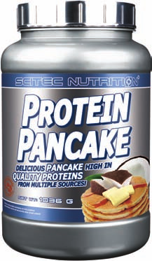 PROTEIN PANCAKE Wyśmienite naleśniki bogatobiałkowe 30% zawartości białka pochodzącego z 3 wysokiej jakości źródeł: białka serwatki kazeina micelarna białko jaj Z mąka owsianą!