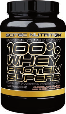 100% WHEY PROTEIN* SUPERB *100% białka serwatki 100% białka serwatki Doskonały smak, wysoka jakość Wzbogacony Glutaminą i Tauryną Zawiera prawdziwe kawałki owoców, czekolady płatków ryżowych (w