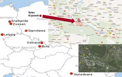 Potsdam-Krampnitz, Niemcy Dawna baza Armii Radzieckiej 120 ha 19 Solec Kujawski,