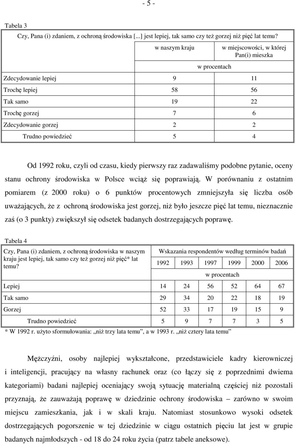 od czasu, kiedy pierwszy raz zadawaliśmy podobne pytanie, oceny stanu ochrony środowiska w Polsce wciąż się poprawiają.