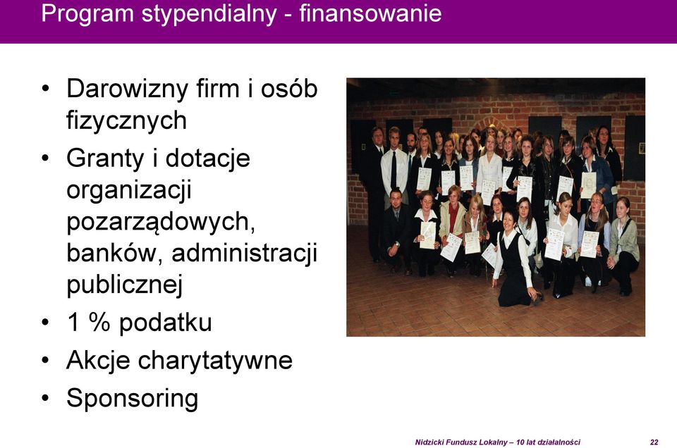 organizacji pozarządowych, banków,