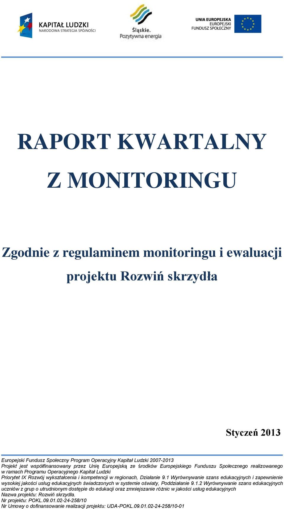 regulaminem monitoringu i