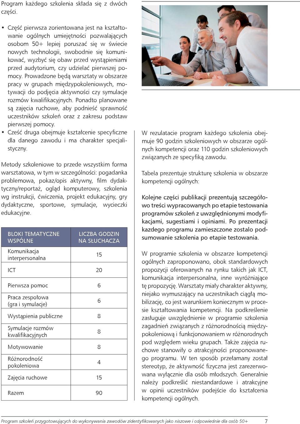wystąpieniami przed audytorium, czy udzielać pierwszej pomocy.