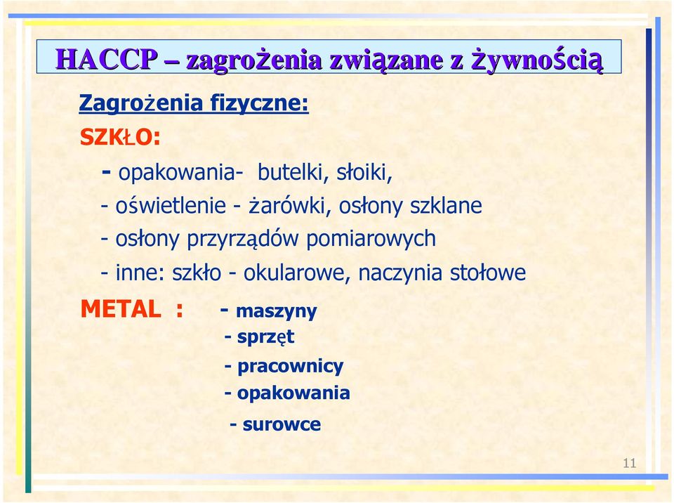 - osłony przyrządów pomiarowych - inne: szkło - okularowe, naczynia