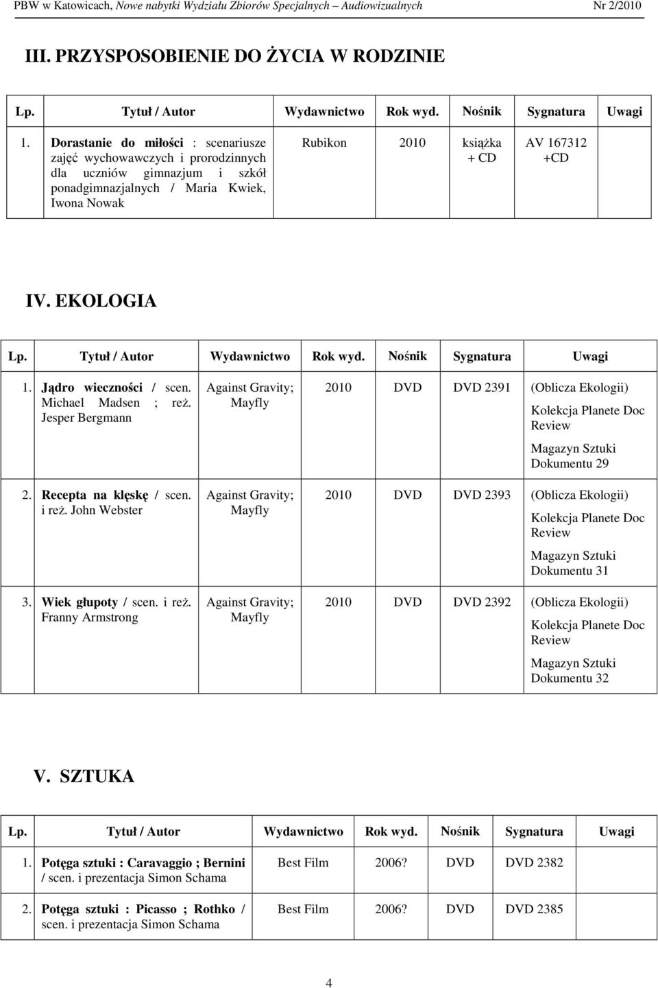 EKOLOGIA 1. Jądro wieczności / scen. Michael Madsen ; reż. Jesper Bergmann 2. Recepta na klęskę / scen. i reż.