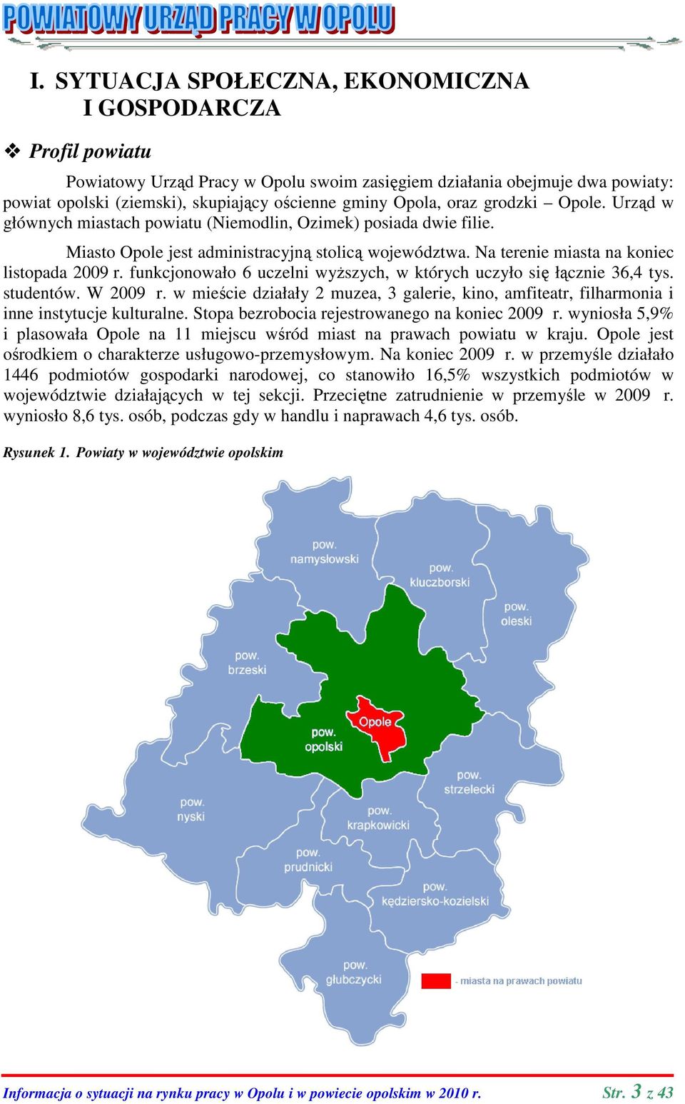 Na terenie miasta na koniec listopada 2009 r. funkcjonowało 6 uczelni wyższych, w których uczyło się łącznie 36,4 tys. studentów. W 2009 r.