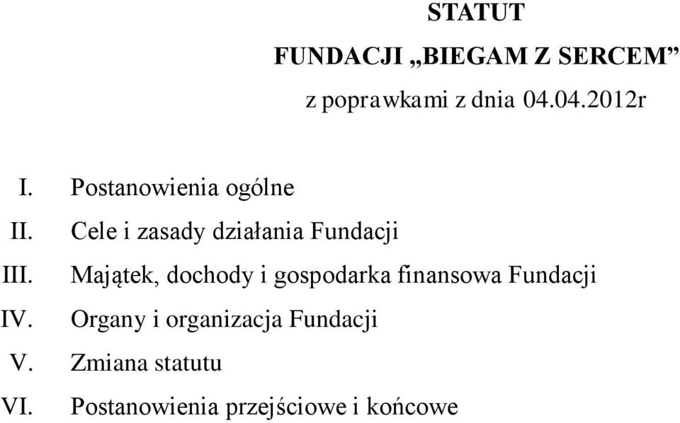 Majątek, dochody i gospodarka finansowa Fundacji IV.