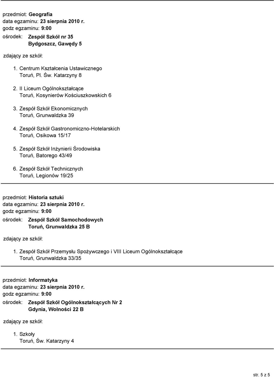 Zespół Szkół Technicznych przedmiot: Historia sztuki 1.