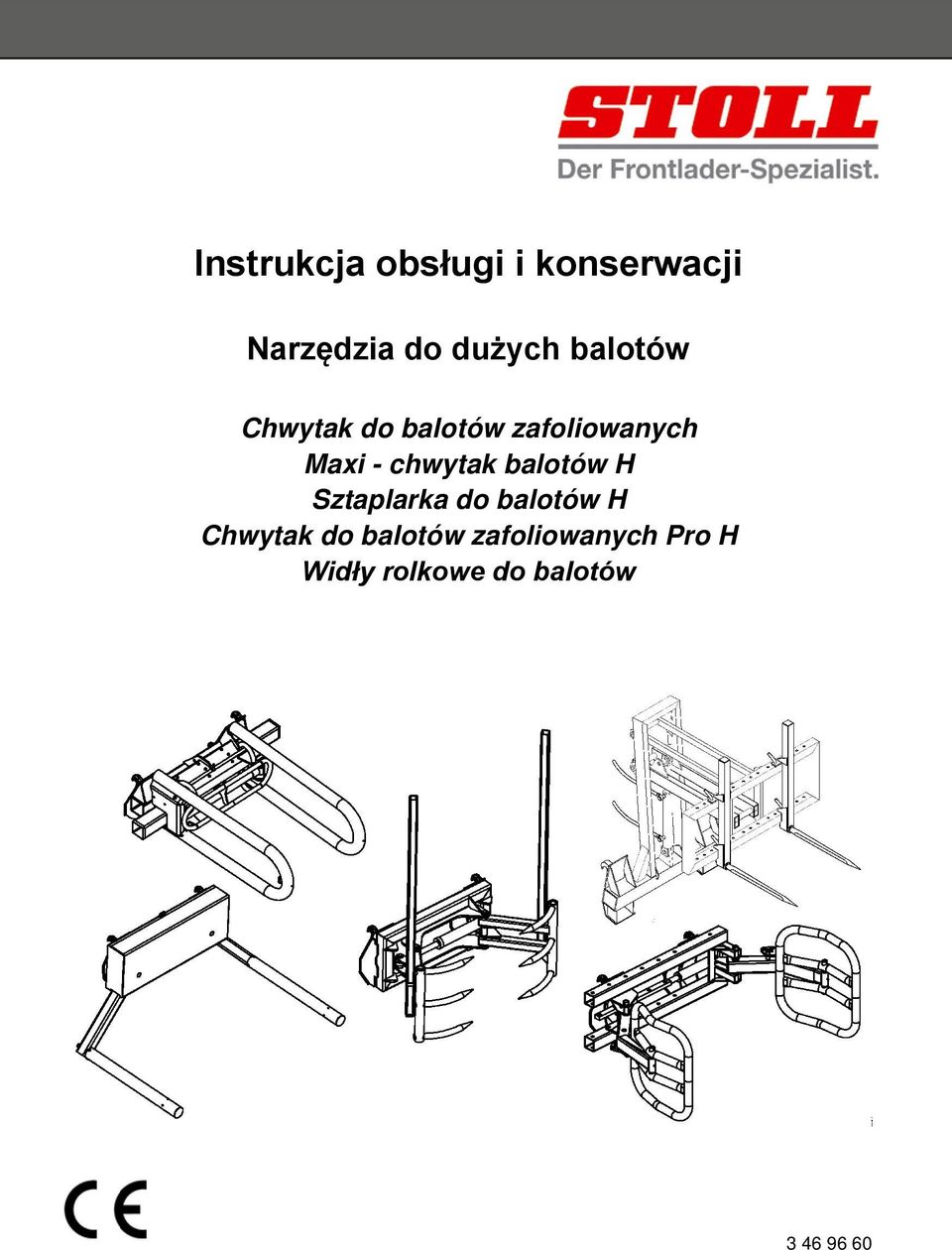 chwytak balotów H Sztaplarka do balotów H Chwytak do