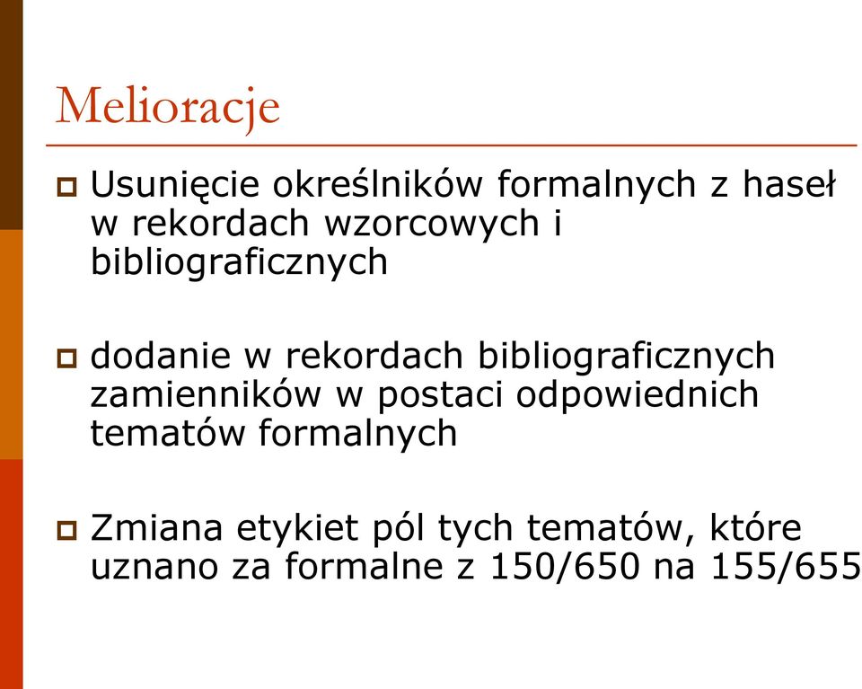 bibliograficznych zamienników w postaci odpowiednich tematów