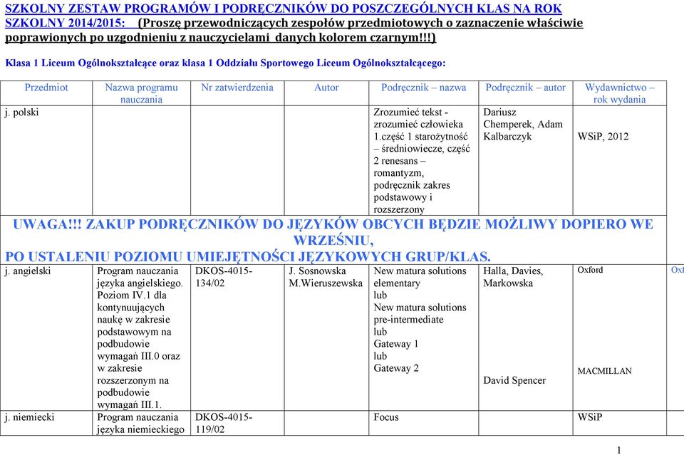 polski Zrozumieć tekst - zrozumieć człowieka 1.