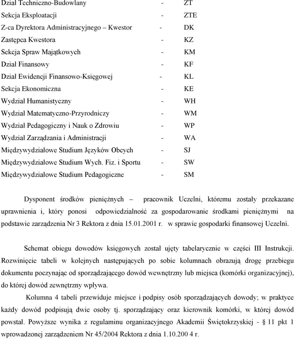 Międzywydziałowe Studium Języków Obcych - SJ Międzywydziałowe Studium Wych. Fiz.