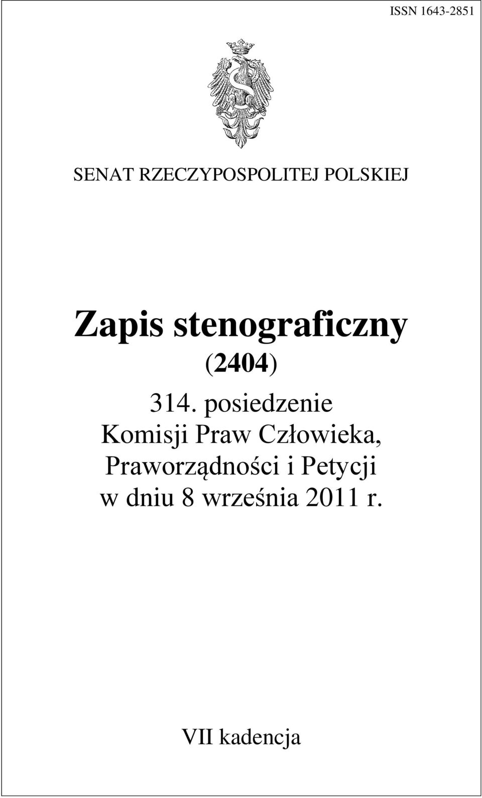 posiedzenie Komisji Praw Człowieka,