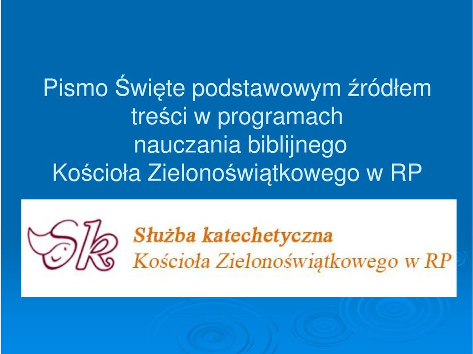 programach nauczania