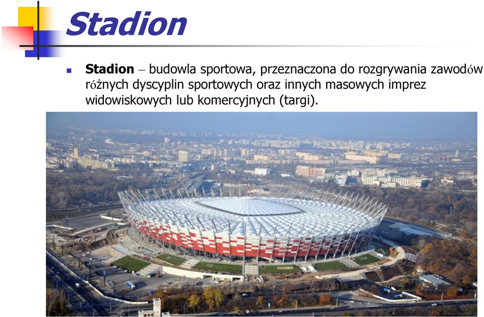 różnych dyscyplin sportowych oraz innych