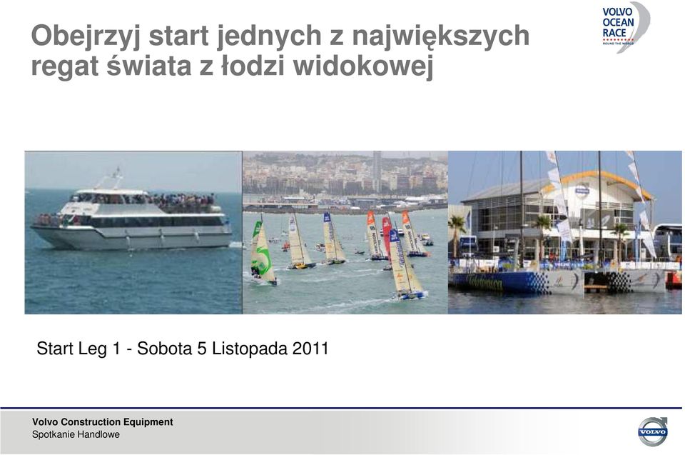 z łodzi widokowej Start