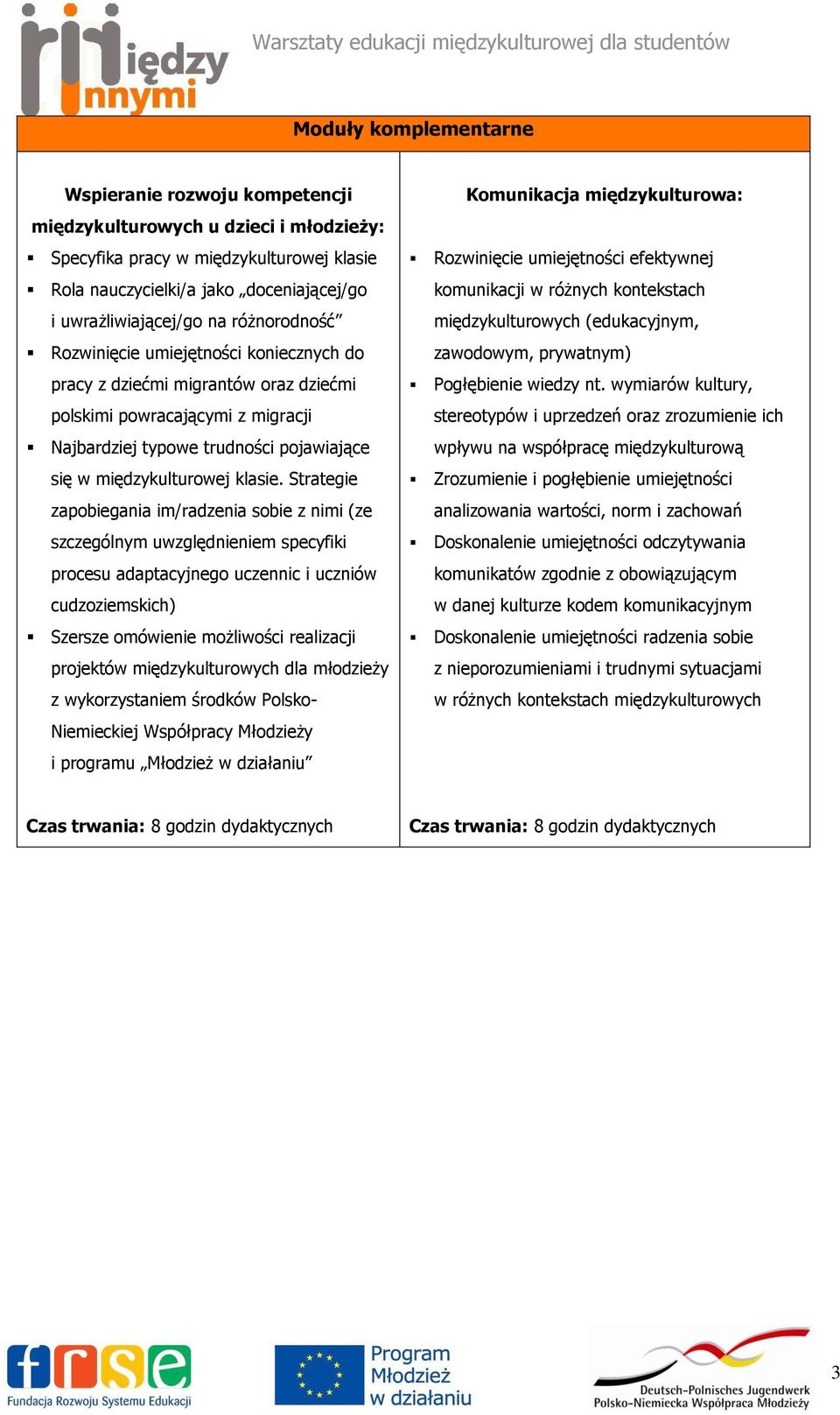 Strategie zapobiegania im/radzenia sobie z nimi (ze szczególnym uwzględnieniem specyfiki procesu adaptacyjnego uczennic i uczniów cudzoziemskich) Szersze omówienie możliwości realizacji projektów