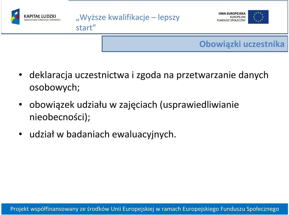 obowiązek udziału w zajęciach