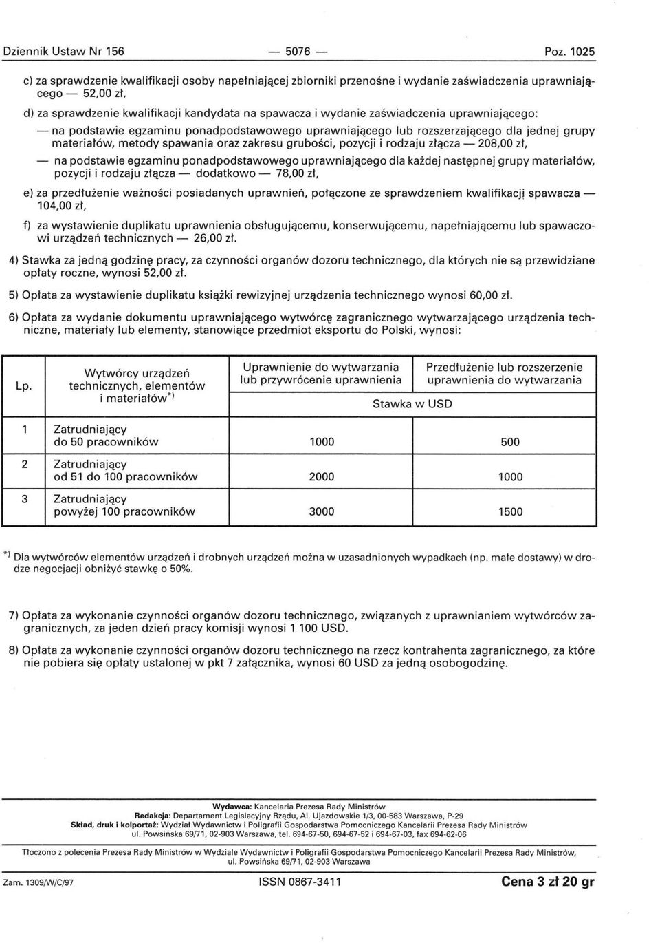 zaświadczenia uprawniającego: - na podstawie egzaminu ponadpodstawowego uprawniającego lub rozszerzającego dla jednej grupy materiałów, metody spawania oraz zakresu grubości, pozycji i rodzaju złącza