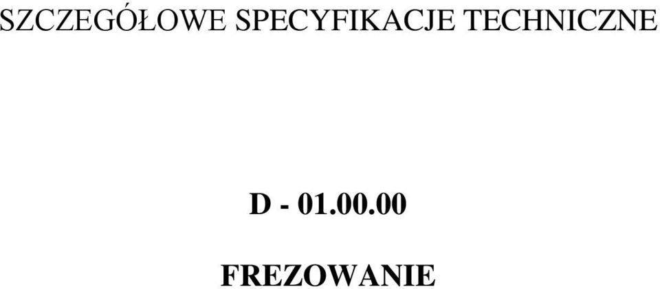 TECHNICZNE D -