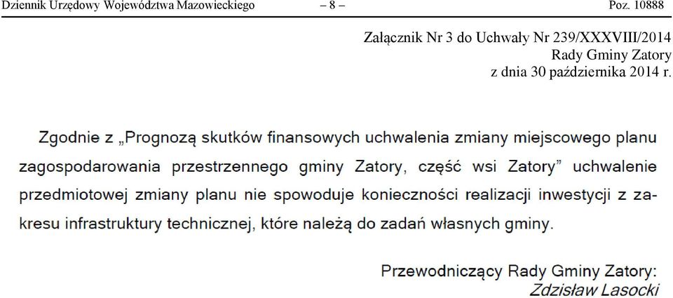 10888 Załącznik Nr 3 do Uchwały Nr