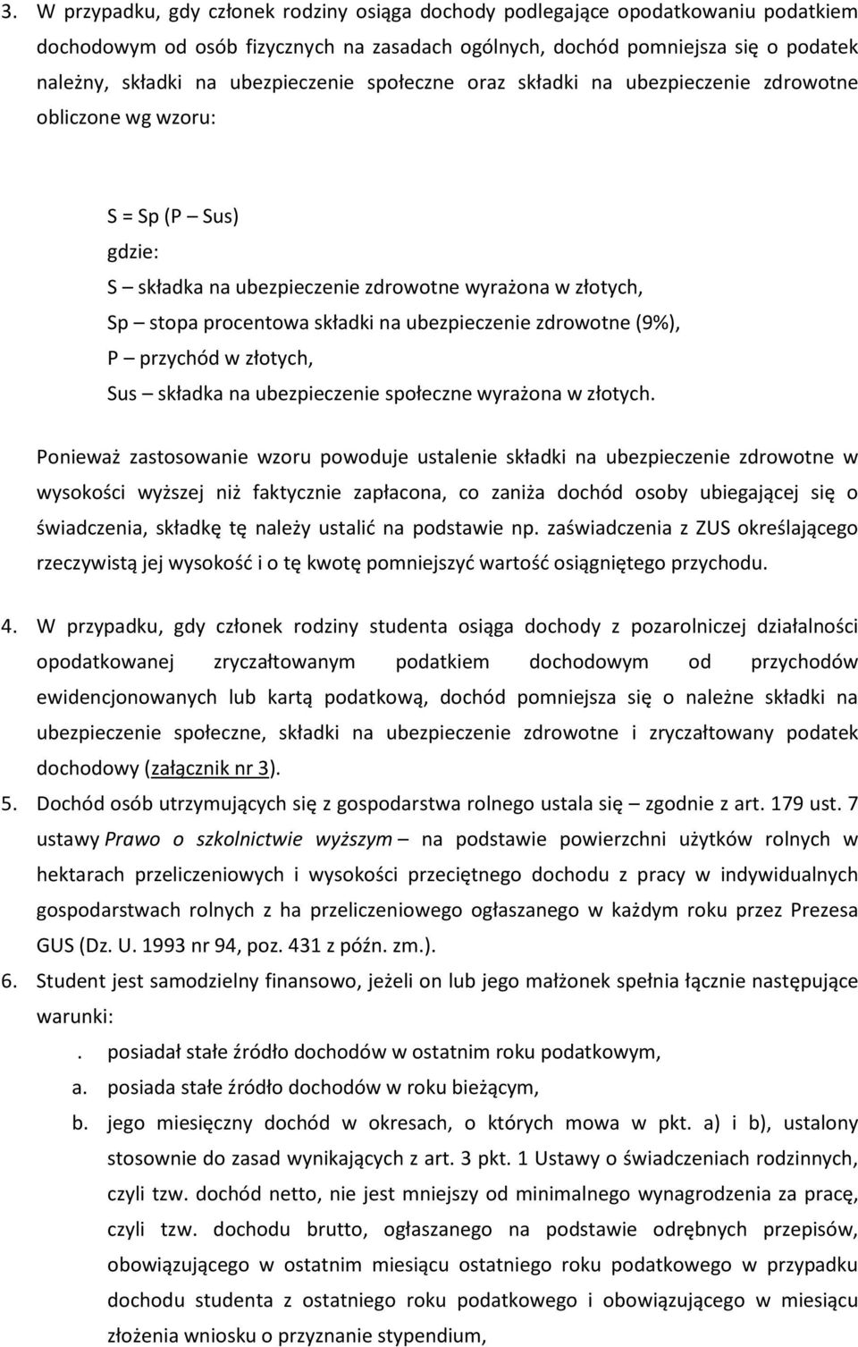 ubezpieczenie zdrowotne (9%), P przychód w złotych, Sus składka na ubezpieczenie społeczne wyrażona w złotych.