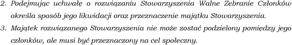 Stowarzyszenia. 3.